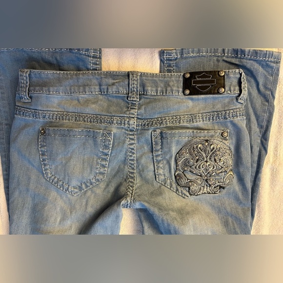 Harley-Davidson Women's Blue Jeans - Picture 14 of 14